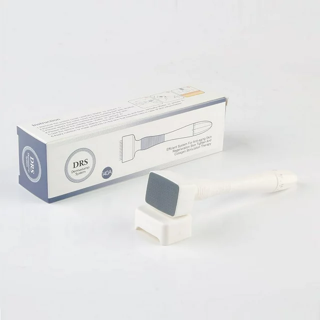 Adjustable 140 Pin Derma Stamp Skin Care Anti-aging Therapy Scars Acne