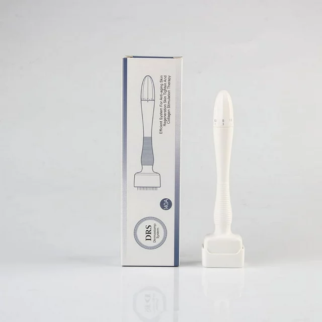 Adjustable 140 Pin Derma Stamp Skin Care Anti-aging Therapy Scars Acne